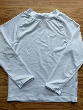 Beaufort Bonnet Company Kids White Long-Sleeve Swim Shirt - Size 6